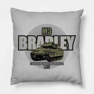 M3 Bradley (Small logo) Pillow