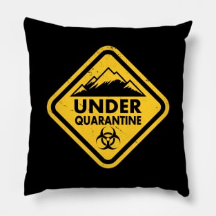 Outdoors under quarantine Pillow