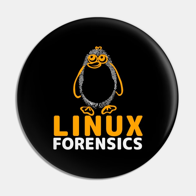 Linux Forensics Pin by Cyber Club Tees