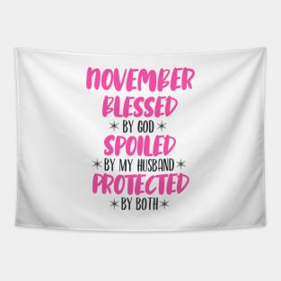 November Blessed Tapestry