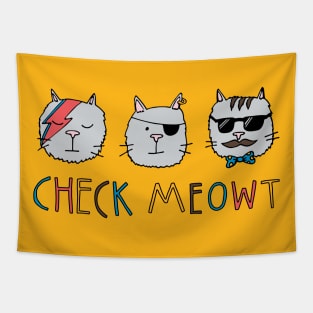 Check Meowt Tapestry