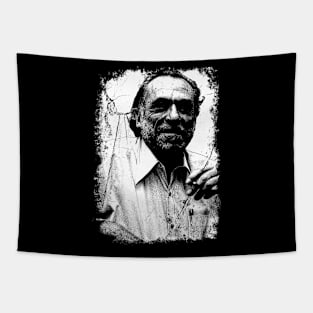 Charles Bukowski Vintage Distressed Tapestry