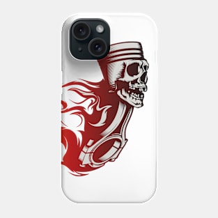 Piston Skull Phone Case