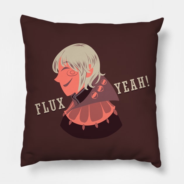 Flux Yeah Pillow by lythweird