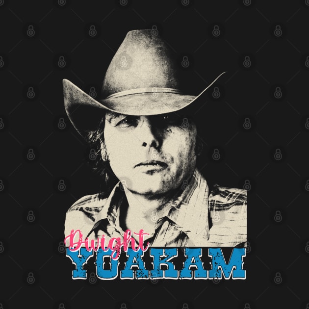 Dwight Yoakam / 80s Styled Retro Design by meltingminds