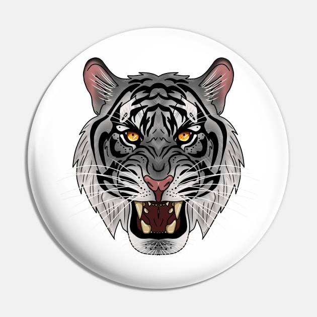 White Tiger Pin by abbie.hep@hotmail.co.uk