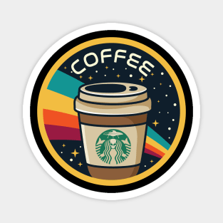 Coffee Space Delivery Magnet