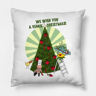 Veggie Christmas Pillow