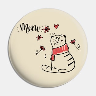 Meow Cat Pin