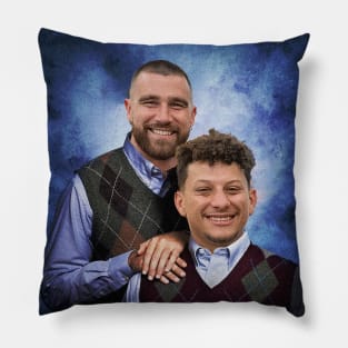 Kelce and Mahomes Stepbrothers Pillow