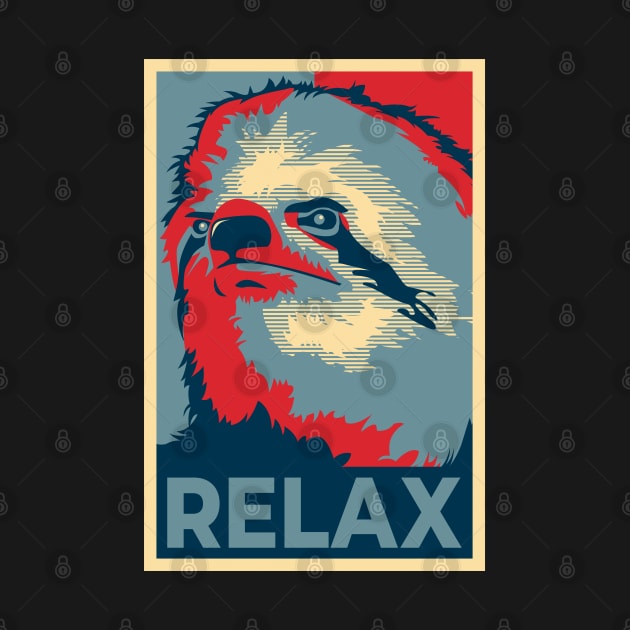 Sloth Relax by ShirtBricks