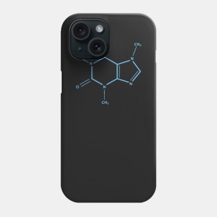 Caffeine Molecule - Minimal Design Phone Case