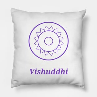 ArtStation66 - Yoga Symbol Chakra Design - Vishuddhi Throat Chakra Pillow