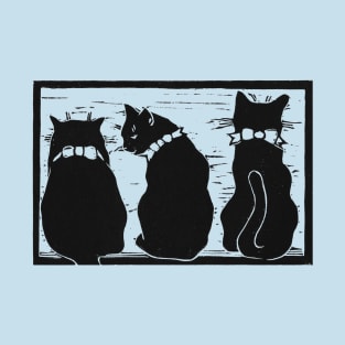 Three cats gossip T-Shirt