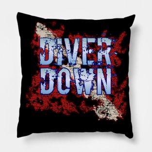 Scuba diving t-shirt designs Pillow