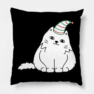 Funny cat christmas Pillow