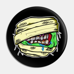 Egyptian Mummies Zombie Mouth Pin