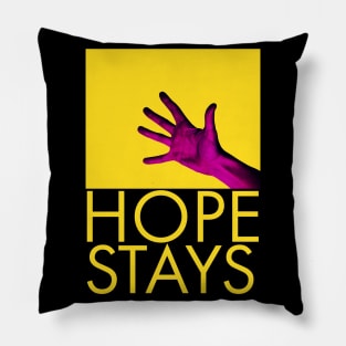 Hope Remains Pop Art Illustration Pillow