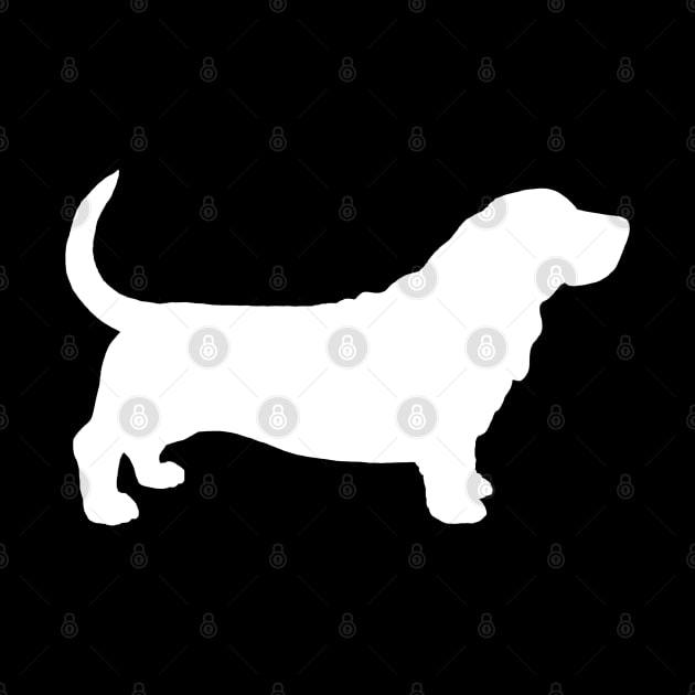 Basset Hound Silhouette(s) by Coffee Squirrel