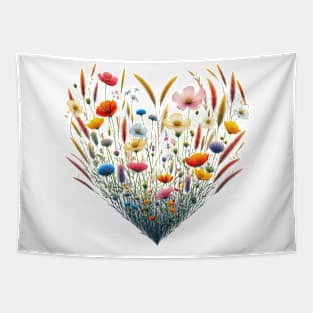 Fleurs de Saint Valentin Tapestry