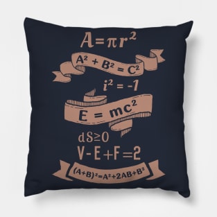 Vintage math Pillow