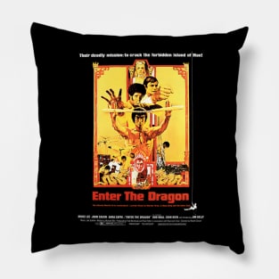 Movie Bruce Jeet Kune Do Be Water Lee Vintage Pillow