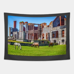 Wild Horses at Cumberland Island National Seashore Tapestry