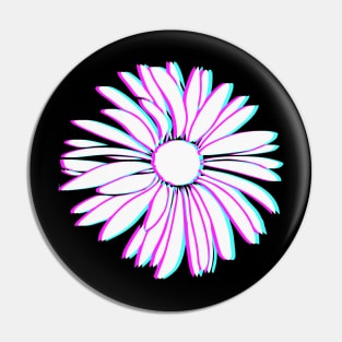 Daisy Flower glitch Pin