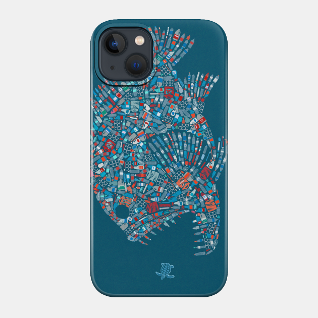 Ocean Plastic Fish - Ocean - Phone Case