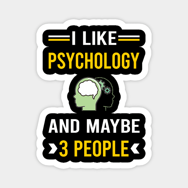 3 People Psychology Magnet by Good Day