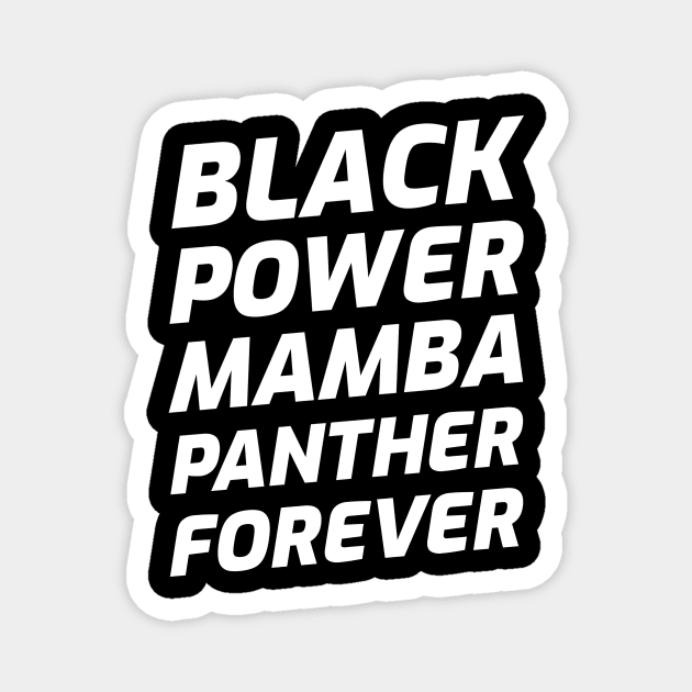 Black Power Forever Magnet by Ferrazi