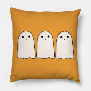 Three Cute Ghosts Pillow