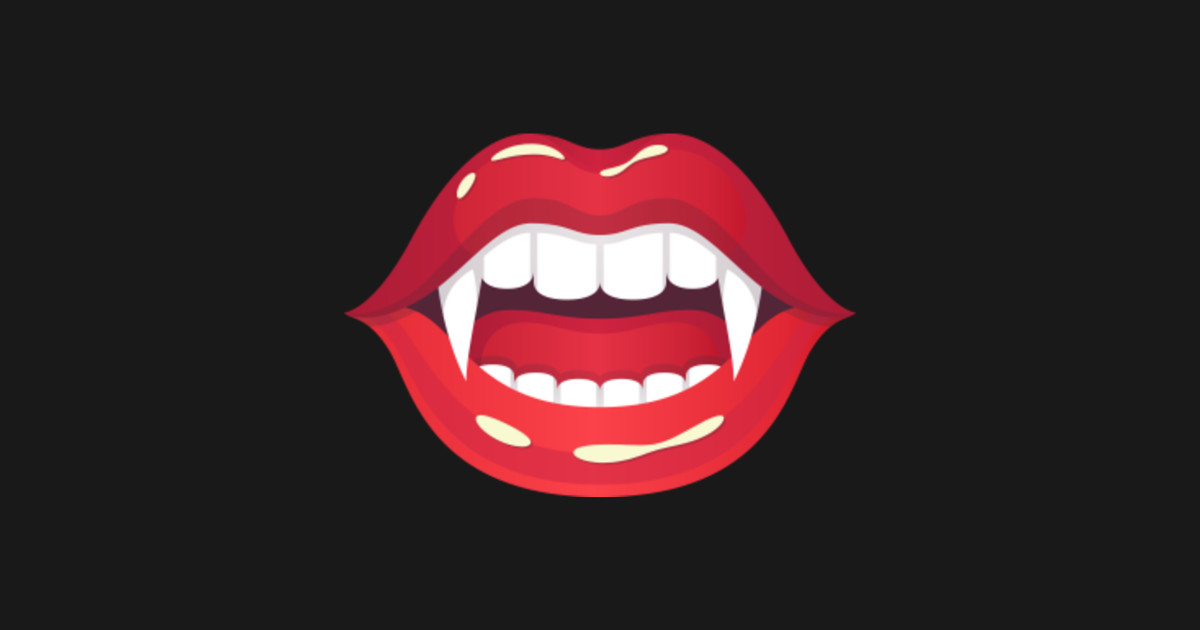 Vampire Mouth Halloween Costume - Vampire - Posters and Art Prints ...