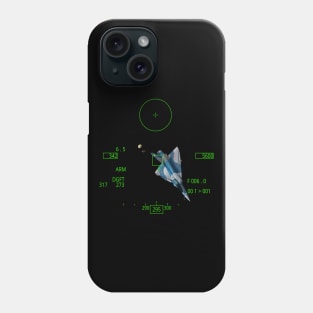 F-16 Viper locking on Mirage 2000C Phone Case