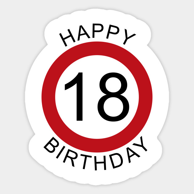 Hangedeko Zum 18 Geburtstag Als Partydeko Happy Birthday