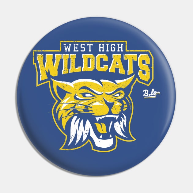 West High Wildcats Pin by Bremerlo