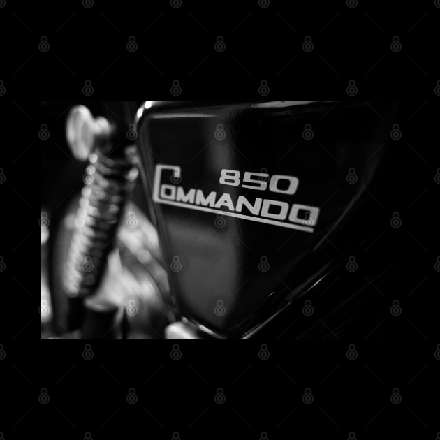 850 Commando (B&W) by Silver Linings