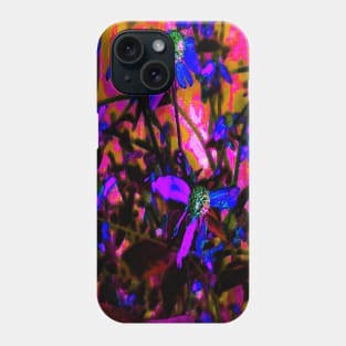 Purple Pinkish Wildflowers Phone Case