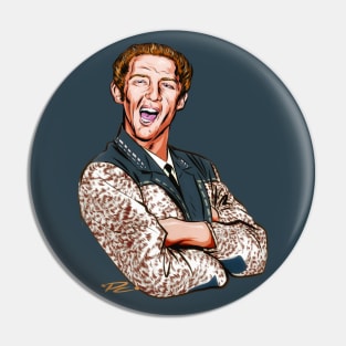 Jerry Lee Lewis - An illustration by Paul Cemmick Pin