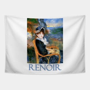 By the Seashore by Pierre-Auguste Renoir Tapestry