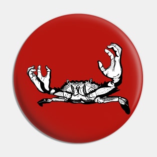 Human-Handed Crab Pin