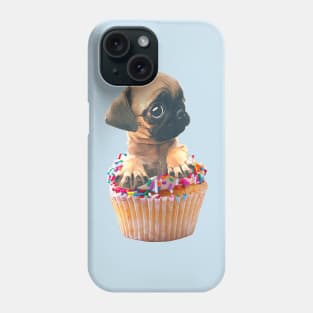 Cute Baby Cupcake Pug Phone Case