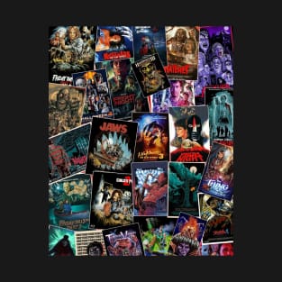 Horror Movie Collage T-Shirt