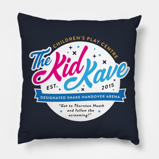 The Kid Cave Pillow by iannorrisart