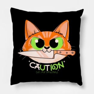 Caution Pillow