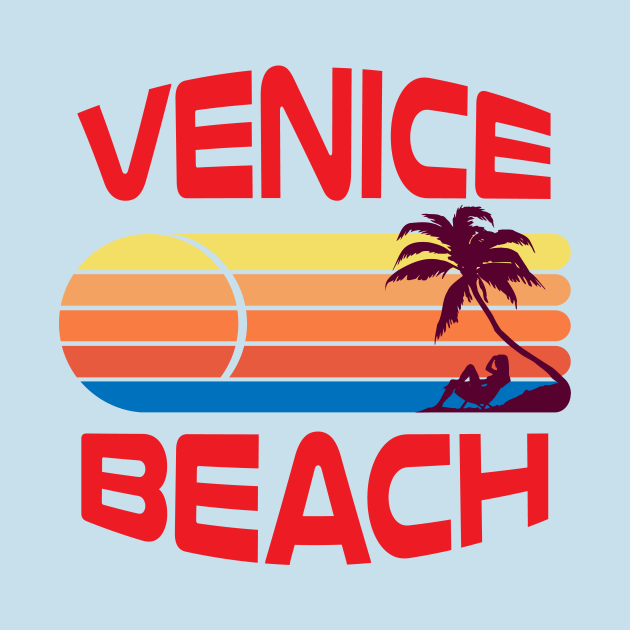 Venice Beach Design - Venice Beach - T-Shirt | TeePublic