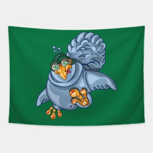 Aviator Pigeon Tapestry