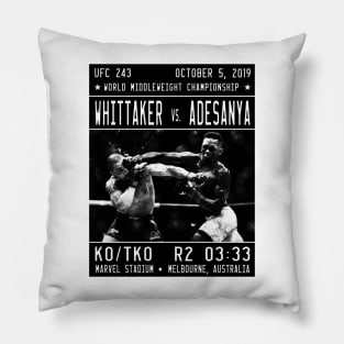 Israel Adesanya The King of Oceania Pillow