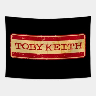 Retro Text - TOBY KEITH Tapestry