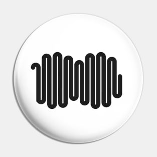 minimalistic wave pattern Pin